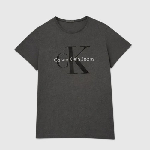 Calvin Klein Jeans CK Logo Γκρι T-Shirt / Pre-Owned