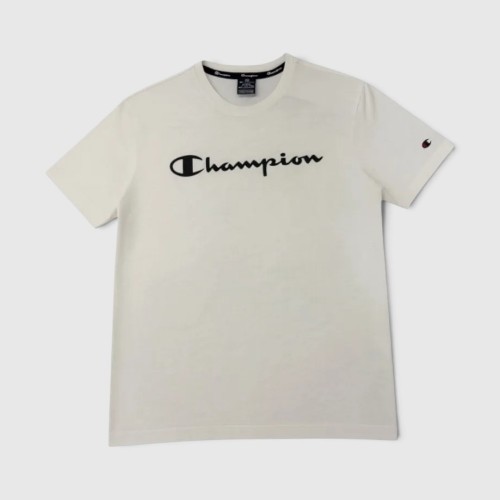 Champion Script Logo Λευκό T-Shirt / Pre-Owned
