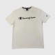 Champion Script Logo Λευκό T-Shirt / Pre-Owned