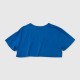 Calvin Klein Jeans Γυναικείο Crop T-Shirt Μπλε με CK Logo / Pre-Owned