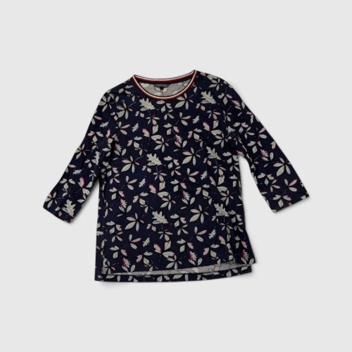 Tommy Hilfiger Γυναικεία Floral Μπλούζα Navy / Pre-Owned