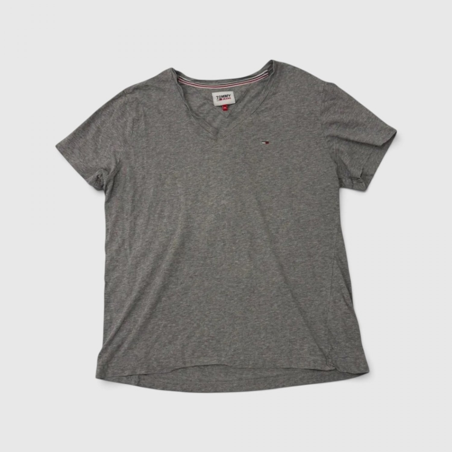 Tommy Jeans Γυναικείο V-Neck T-Shirt Γκρι / Pre-Owned