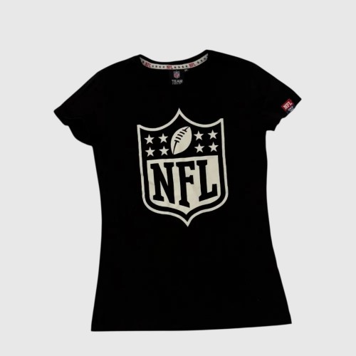 NFL Team Apparel Γυναικείο Logo T-Shirt Μαύρο / Pre-Owned