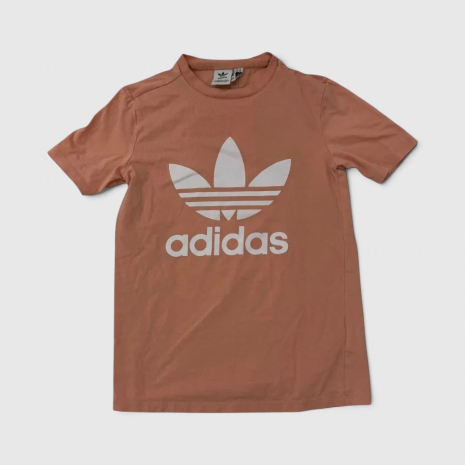 Adidas Originals Trefoil Γυναικείο T-Shirt Ροδακινί / Pre-Owned