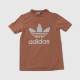 Adidas Originals Trefoil Γυναικείο T-Shirt Ροδακινί / Pre-Owned