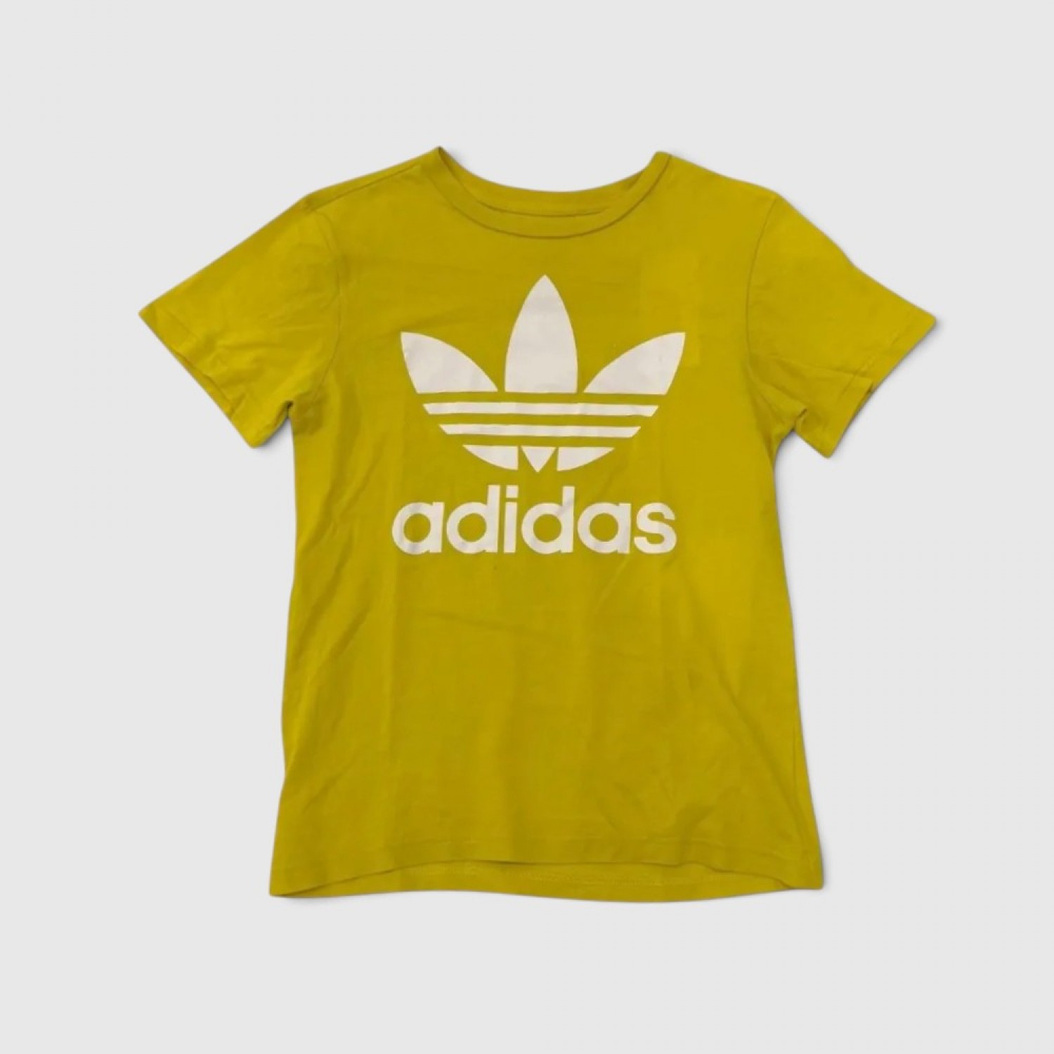 Adidas Originals Trefoil Γυναικείο T-Shirt Κίτρινο / Pre-Owned