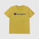 Champion Γυναικείο T-Shirt Logo Κίτρινο / Pre-Owned
