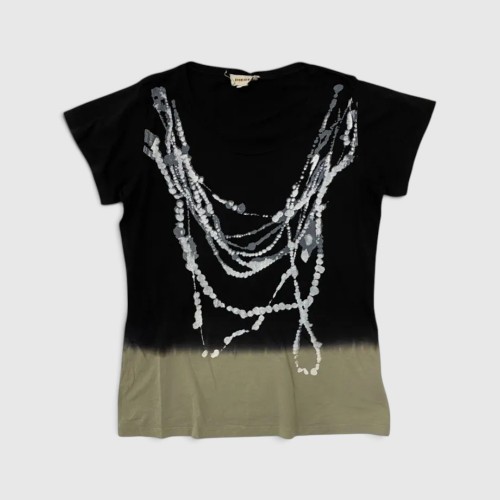 Diesel Γυναικείο Graphic T-Shirt Μαύρο / Χακί / Pre-Owned