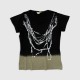 Diesel Γυναικείο Graphic T-Shirt Μαύρο / Χακί / Pre-Owned