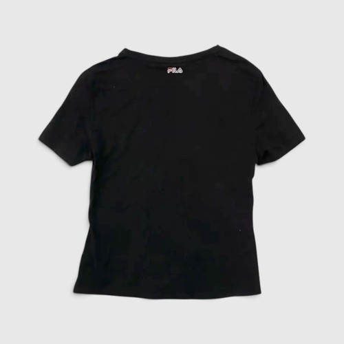 FILA Γυναικείο Logo T-Shirt Μαύρο / Pre-Owned