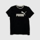 Puma Γυναικείο Logo T-Shirt Μαύρο / Pre-Owned