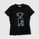 MAX&Co. Γυναικείο Μαύρο T-Shirt με Glitter Graphic / Pre-Owned