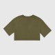 Nike Γυναικείο Crop Top T-Shirt Χακί / Pre-Owned