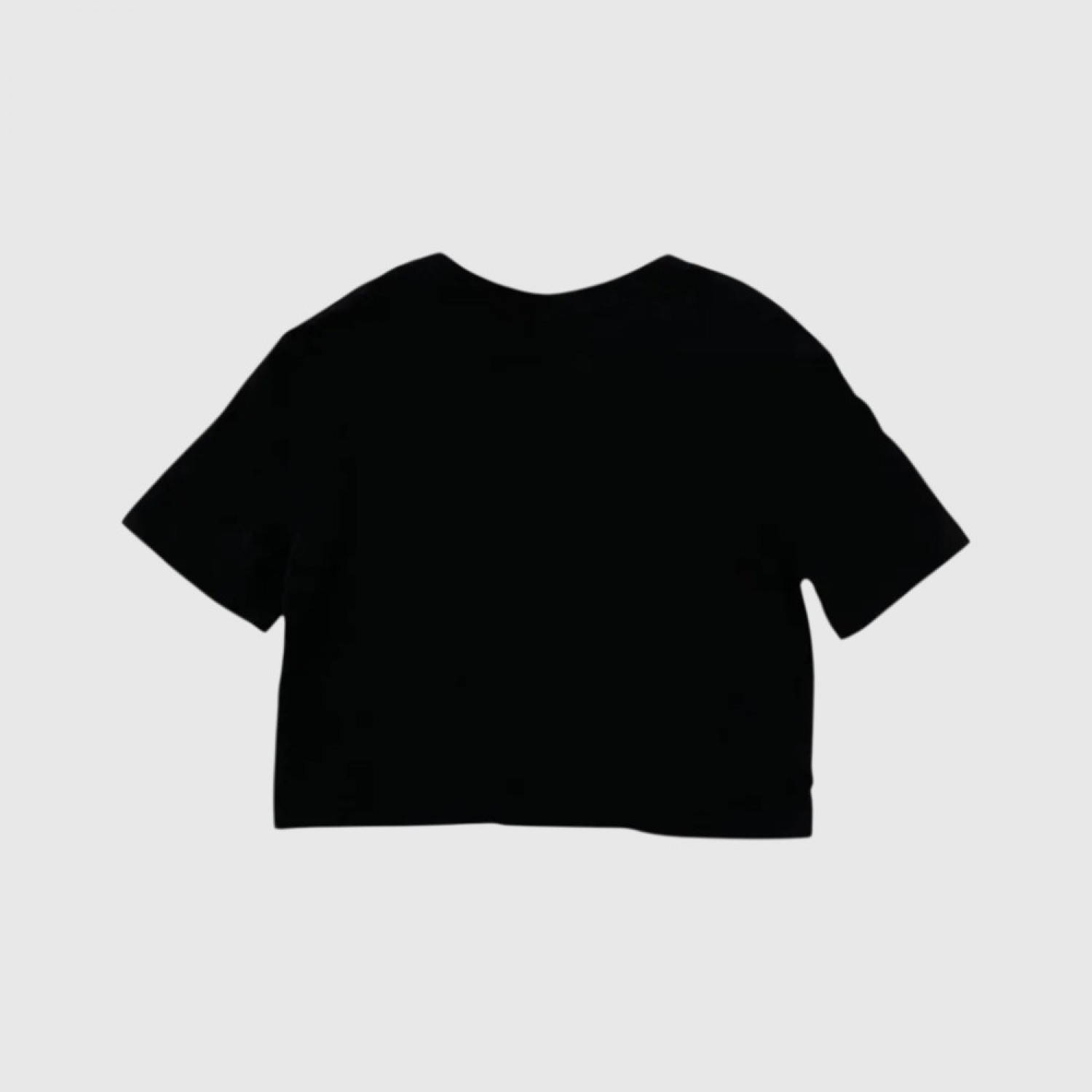 Nike Sportswear Γυναικείο Crop Top T-Shirt Μαύρο / Pre-Owned