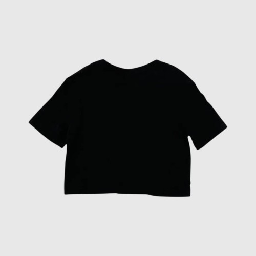 Nike Sportswear Γυναικείο Crop Top T-Shirt Μαύρο / Pre-Owned