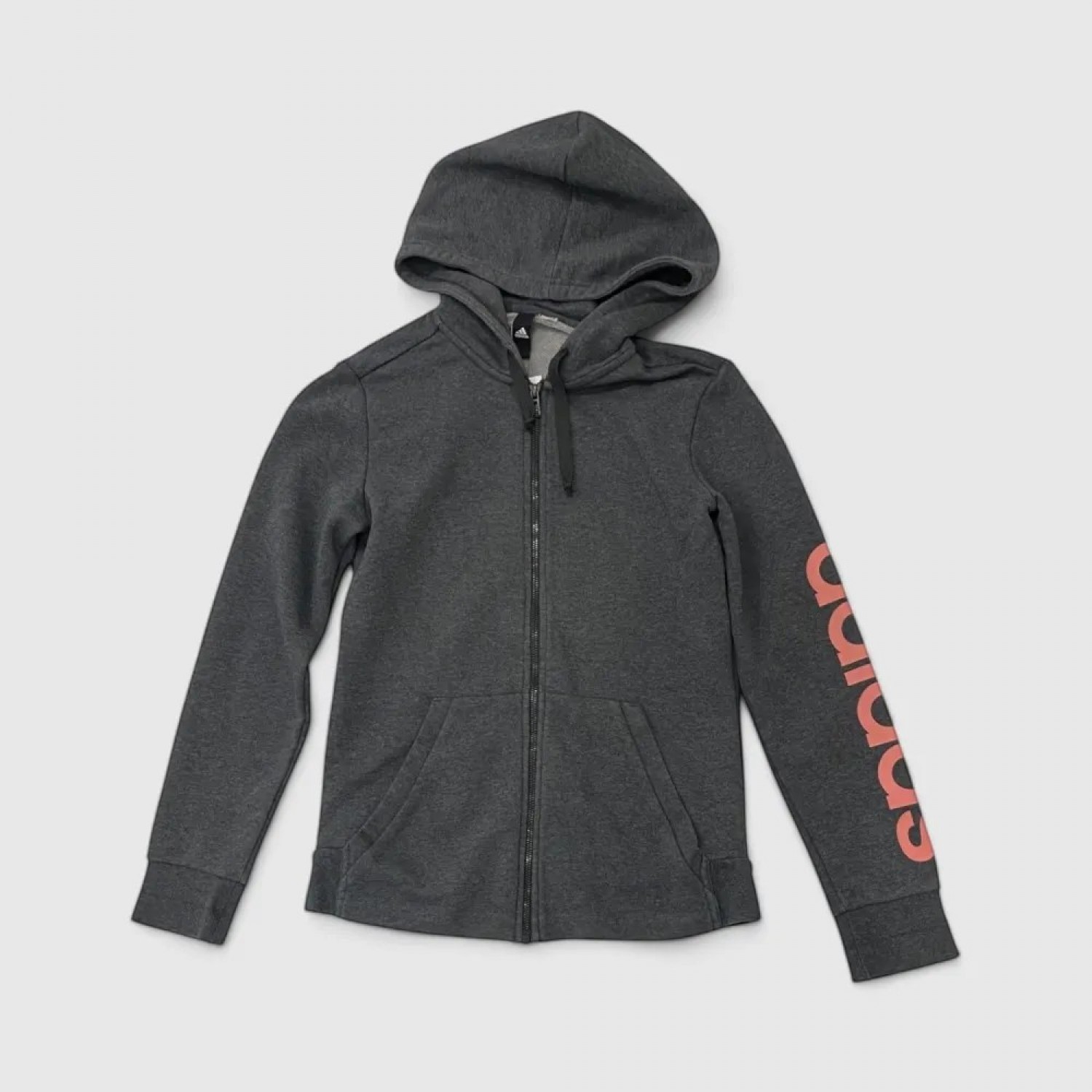 Γυναικεία Adidas Essentials Ζακέτα Φούτερ Full Zip – Ανθρακί / Pre-Owned
