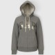 Γυναικεία GAP Logo Full Zip Ζακέτα Φούτερ – Γκρι / Pre-Owned