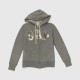 Γυναικεία GAP Logo Full Zip Ζακέτα Φούτερ – Γκρι / Pre-Owned