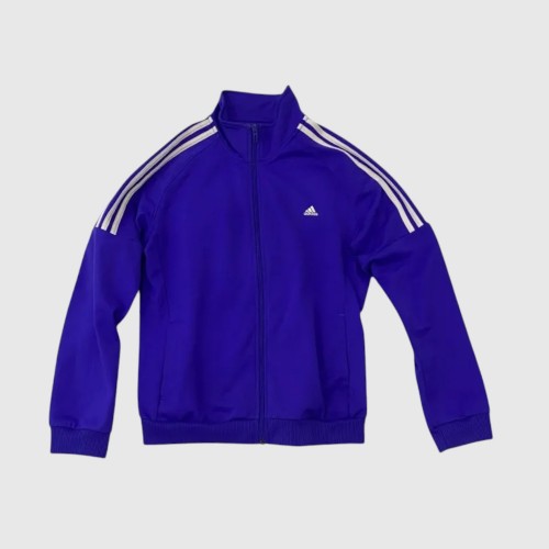 Adidas 3-Stripes Track Ζακέτα – Μωβ / Λευκό / Pre-Owned