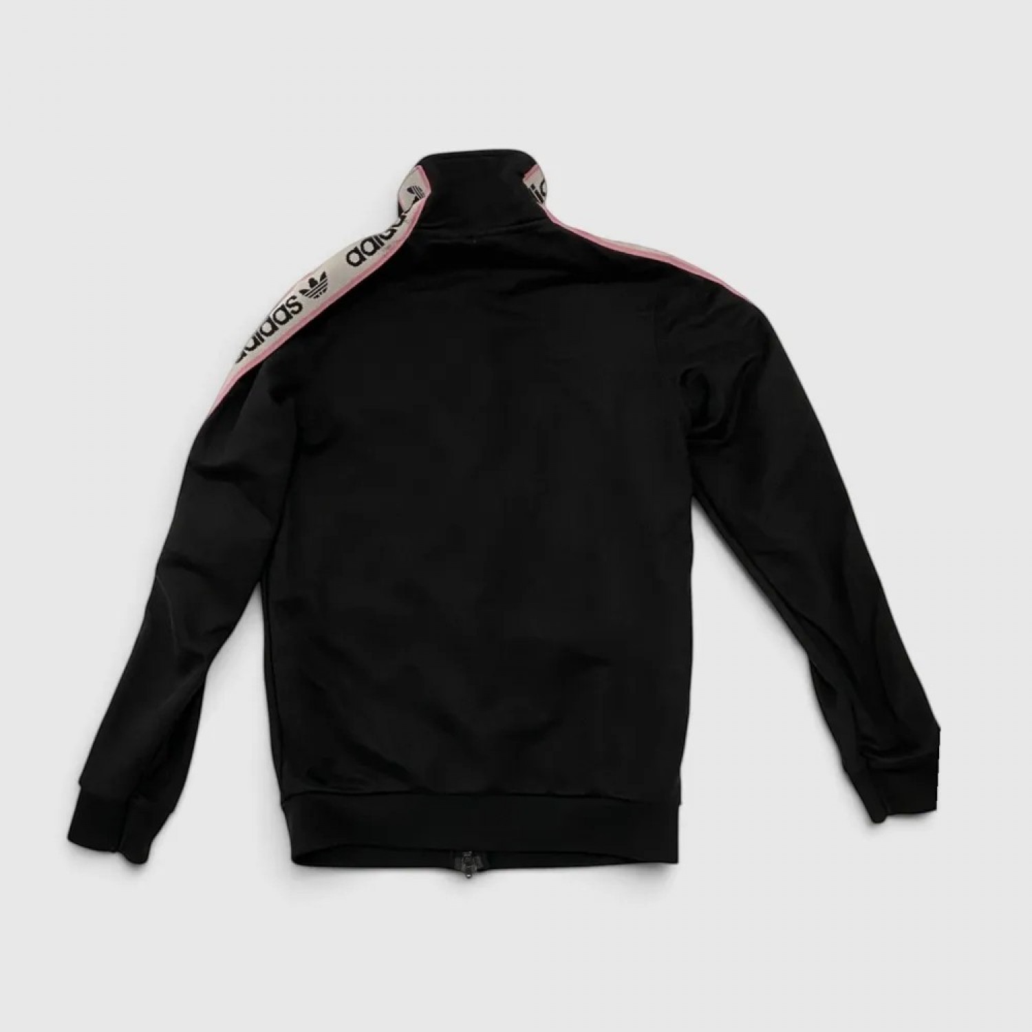Adidas Originals Tape Track Ζακέτα Μαύρη / Ροζ / Pre-Owned