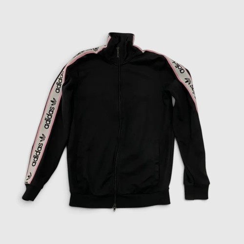 Adidas Originals Tape Track Ζακέτα Μαύρη / Ροζ / Pre-Owned