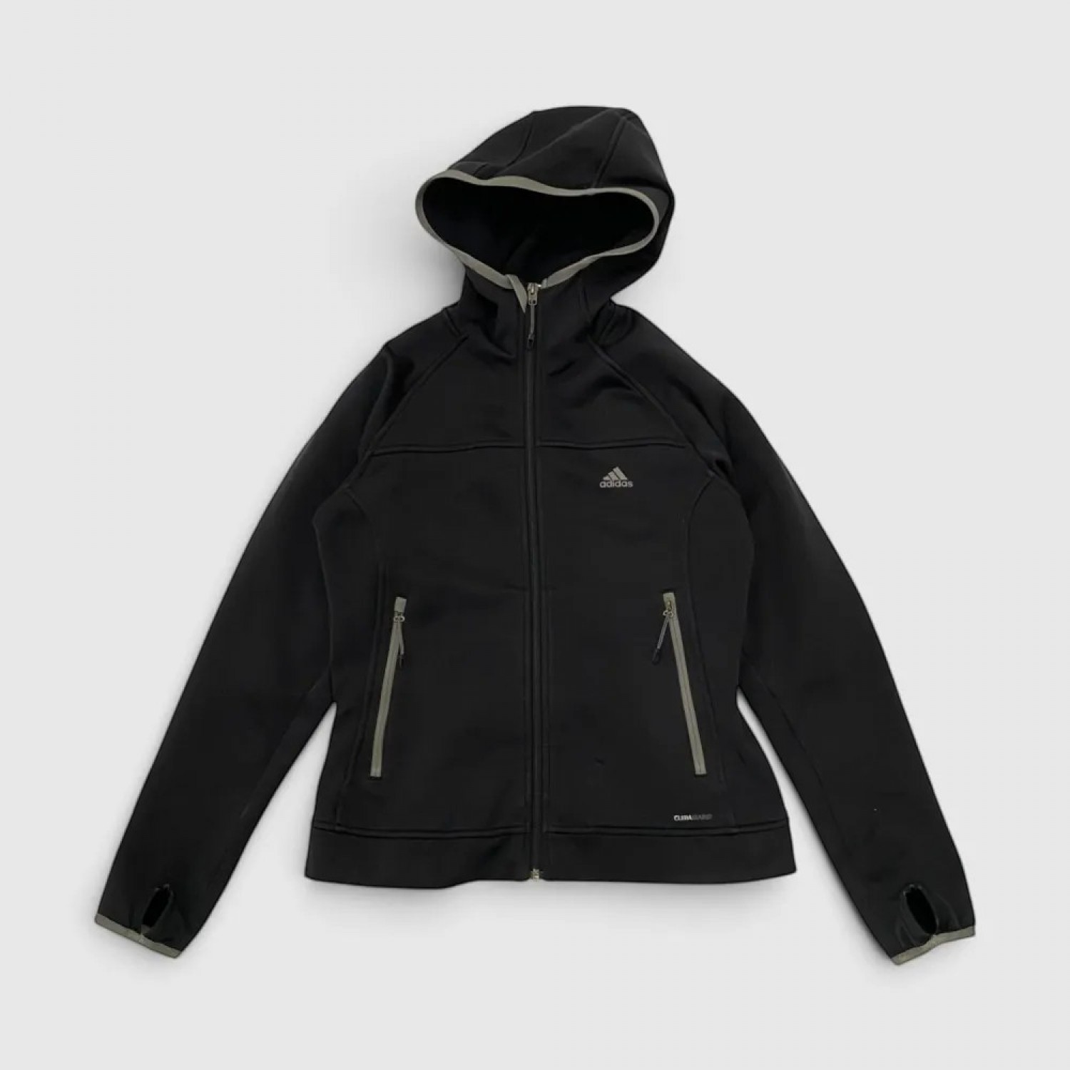 Adidas ClimaWarm Performance Full Zip Hoodie Μαύρο / Pre-Owned