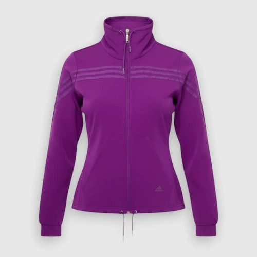 Adidas Γυναικεία Ζακέτα Full Zip Μωβ / Pre-Owned