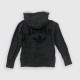 Adidas Originals Γυναικεία Ζακέτα Sherpa με Κουκούλα Ανθρακί / Pre-Owned