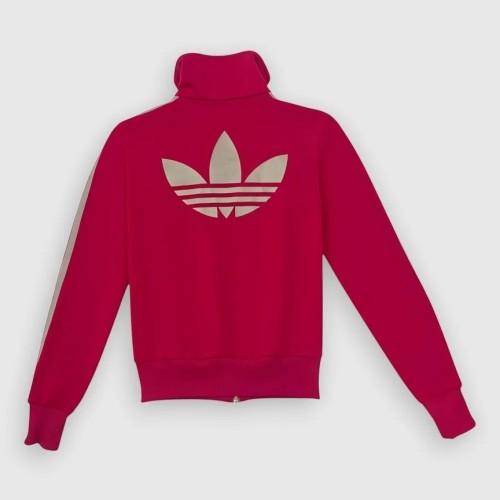 Adidas Originals Γυναικεία Ζακέτα Firebird Φούξια με 3-Stripes / Pre-Owned