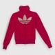 Adidas Originals Γυναικεία Ζακέτα Firebird Φούξια με 3-Stripes / Pre-Owned