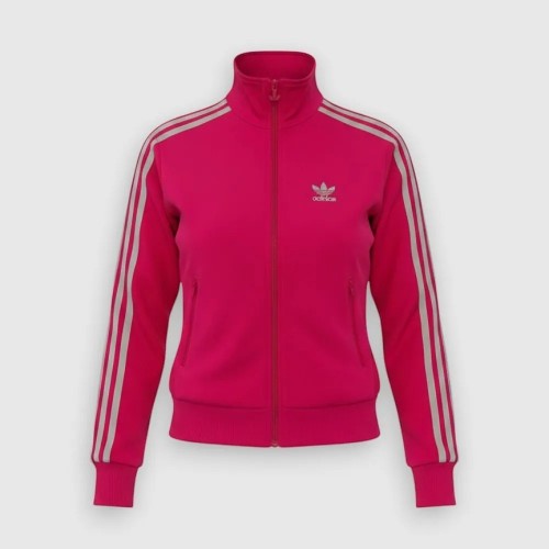 Adidas Originals Γυναικεία Ζακέτα Firebird Φούξια με 3-Stripes / Pre-Owned