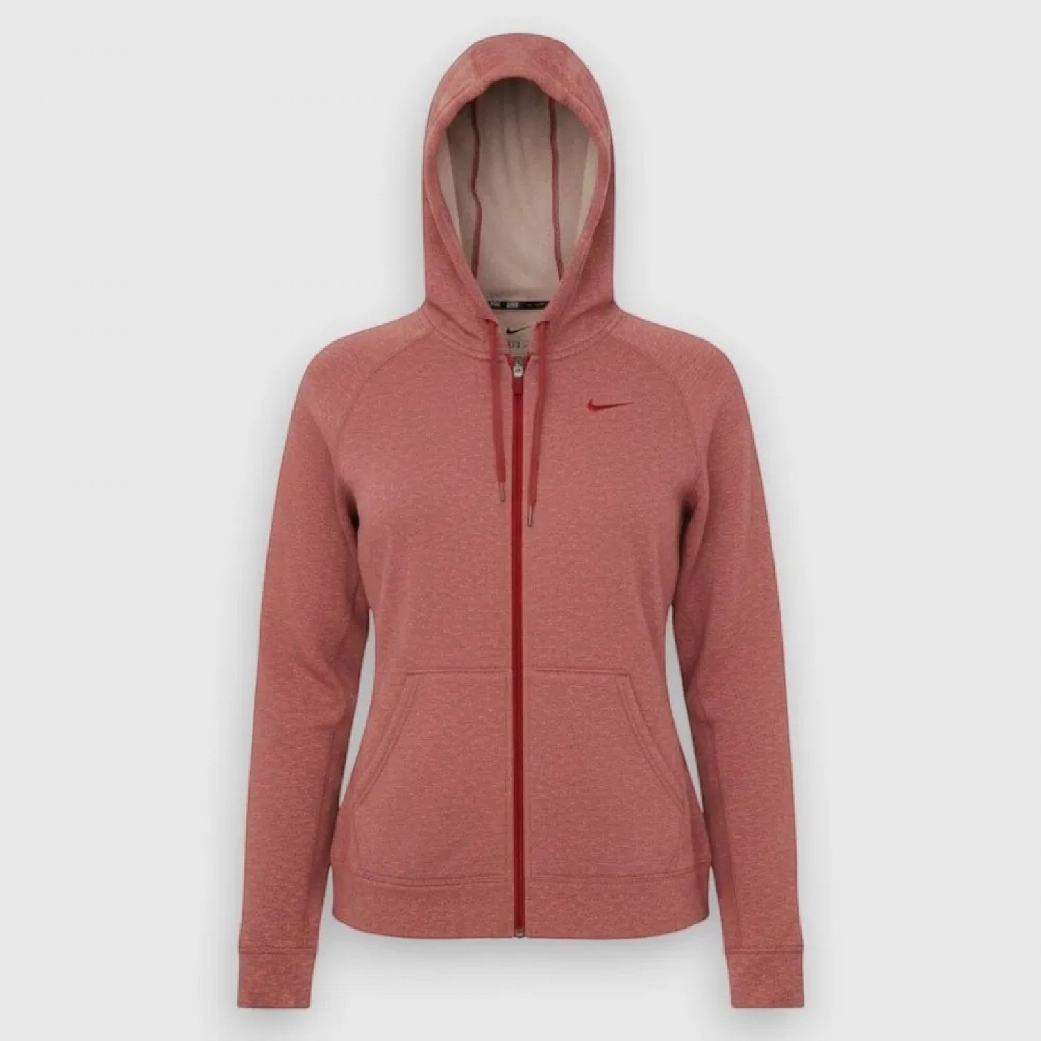 Nike Γυναικεία Ζακέτα με Κουκούλα Ροζ Μελανζέ / Pre-Owned