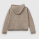 Under Armour Γυναικεία Cropped Ζακέτα με Κουκούλα Μπεζ / Pre-Owned