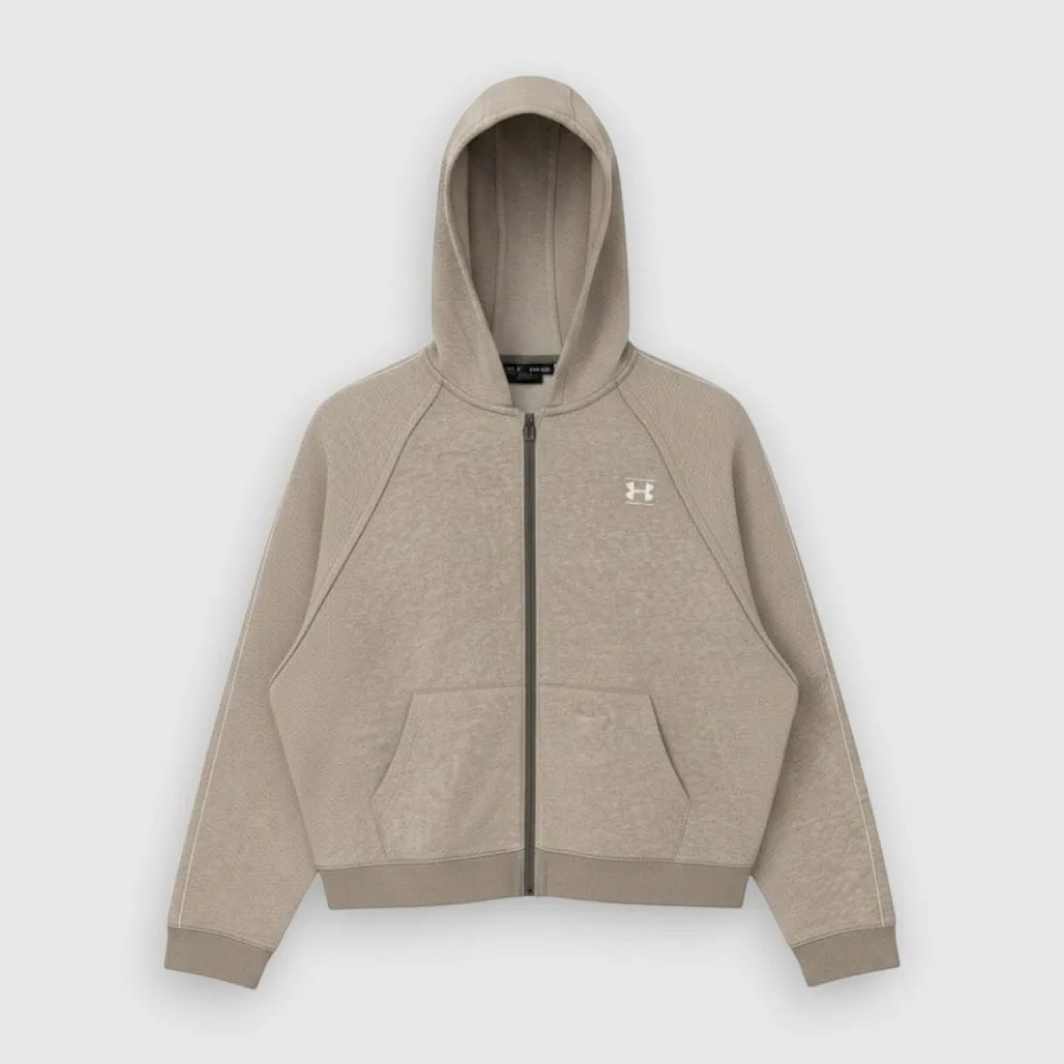 Under Armour Γυναικεία Cropped Ζακέτα με Κουκούλα Μπεζ / Pre-Owned
