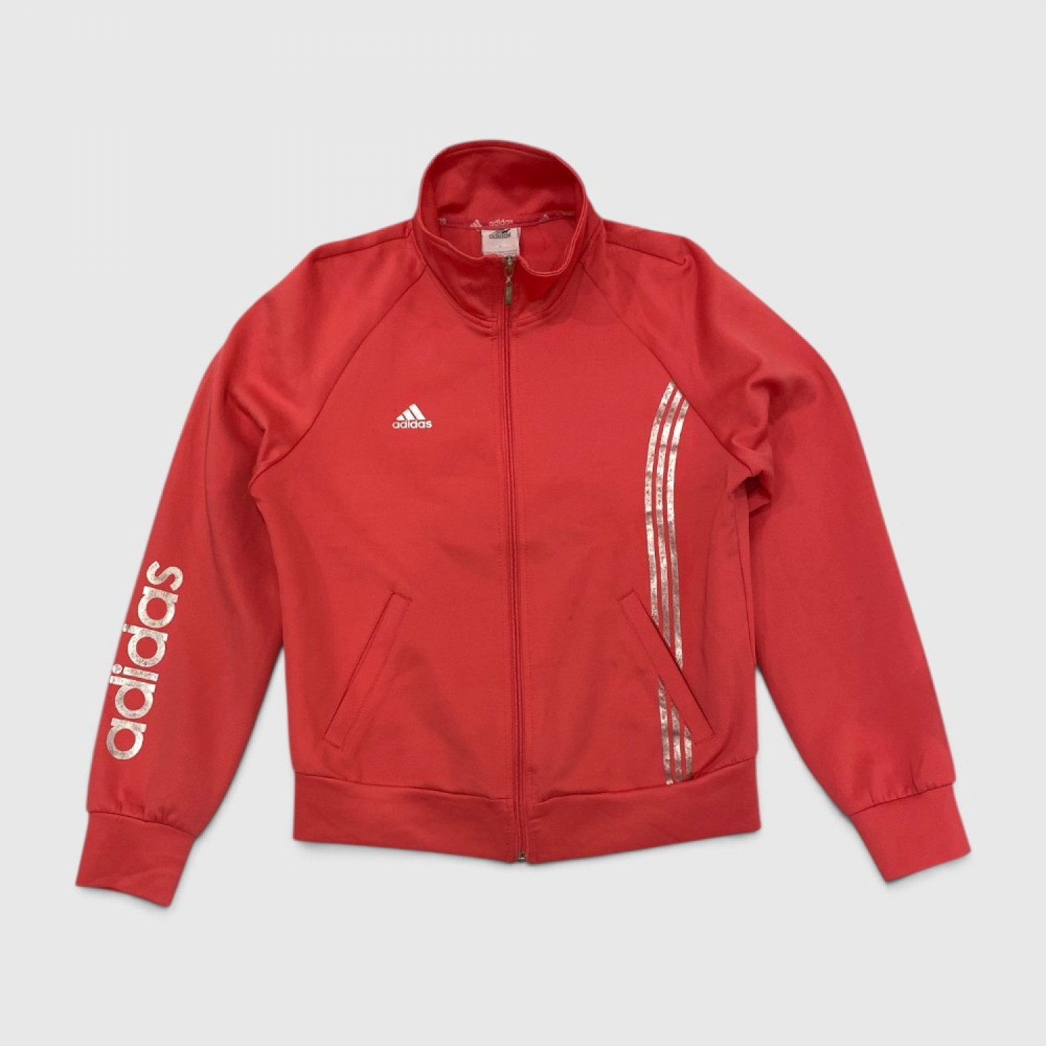 Adidas Γυναικεία Κόκκινη Ζακέτα Φόρμας / Pre Owned