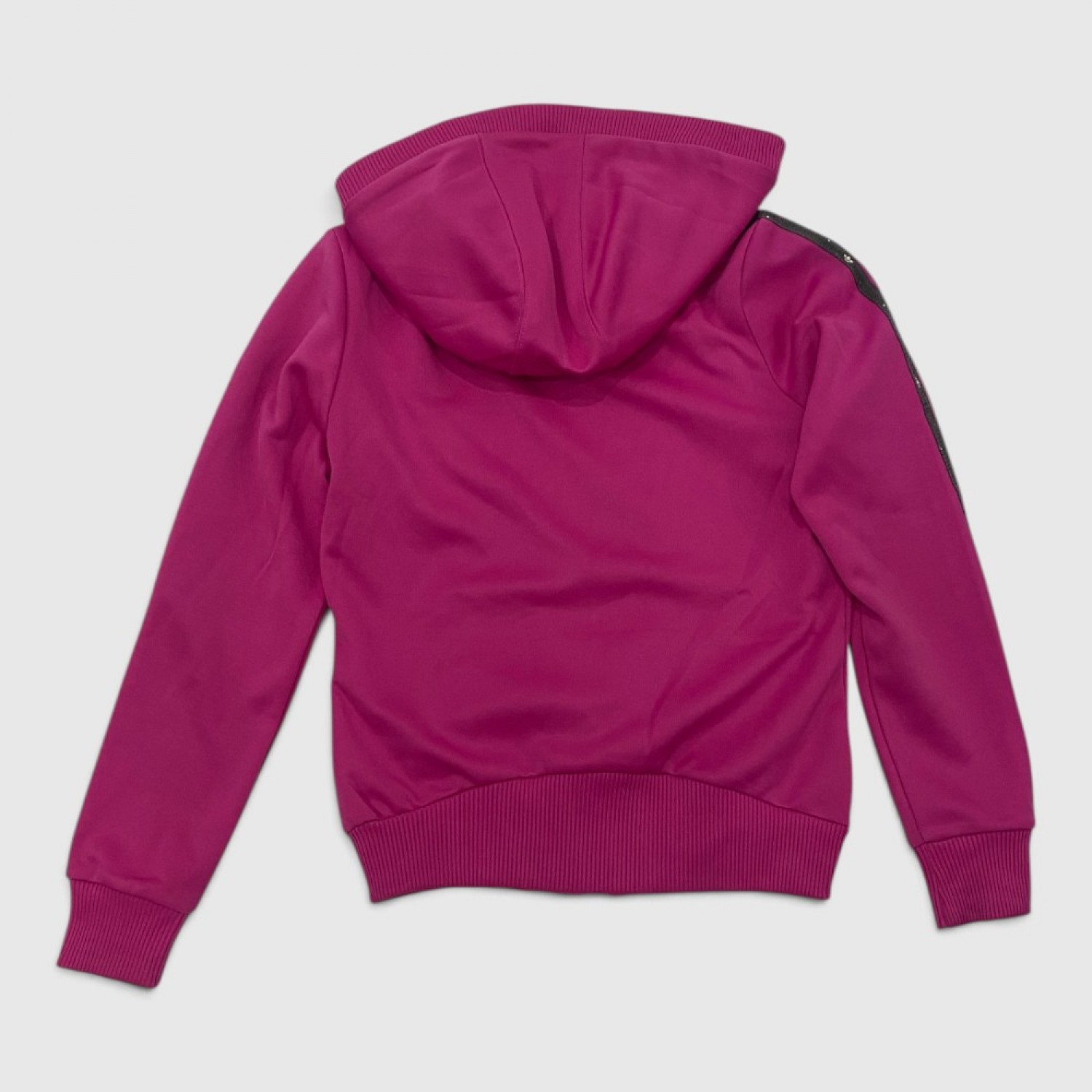 Adidas Originals Γυναικεία Ζακέτα με Κουκούλα Φούξια / Pre Owned