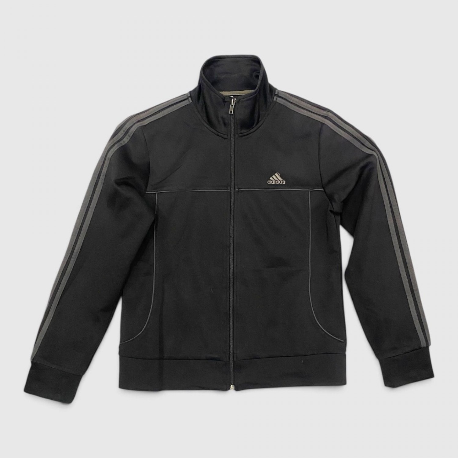 Adidas Γυναικεία Μαύρη Ζακέτα 3-Stripes / Pre Owned