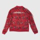 Adidas Neo Floral Print Track Jacket Red / Pre Owned