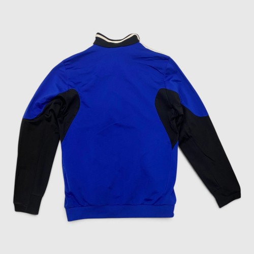 Adidas Teamwear Vintage Color-Block Track Jacket Blue & Black / Pre Owned