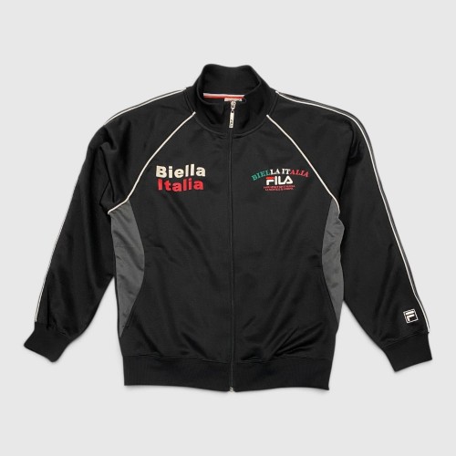Fila Biella Italia Retro Track Jacket Black / Pre Owned