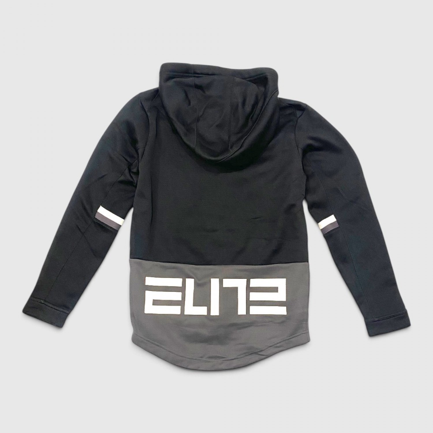 Nike Therma-FIT Elite Basketball Full-Zip Hoodie Black & Grey / Pre Owned