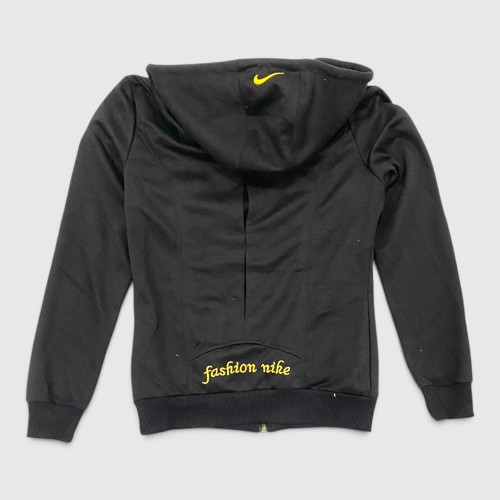 Nike Retro Full-Zip Hoodie Black & Gold / Pre Owned