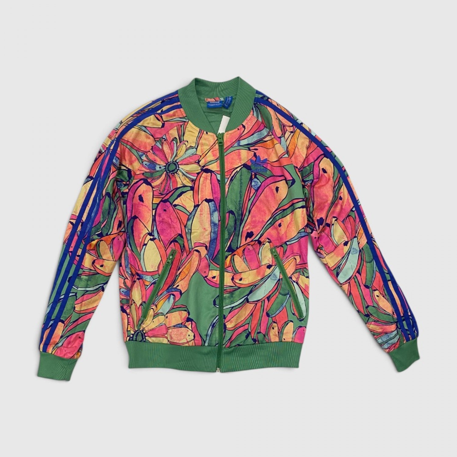 Adidas Originals x The Farm Company Banana Print Track Jacket / Pre Owned