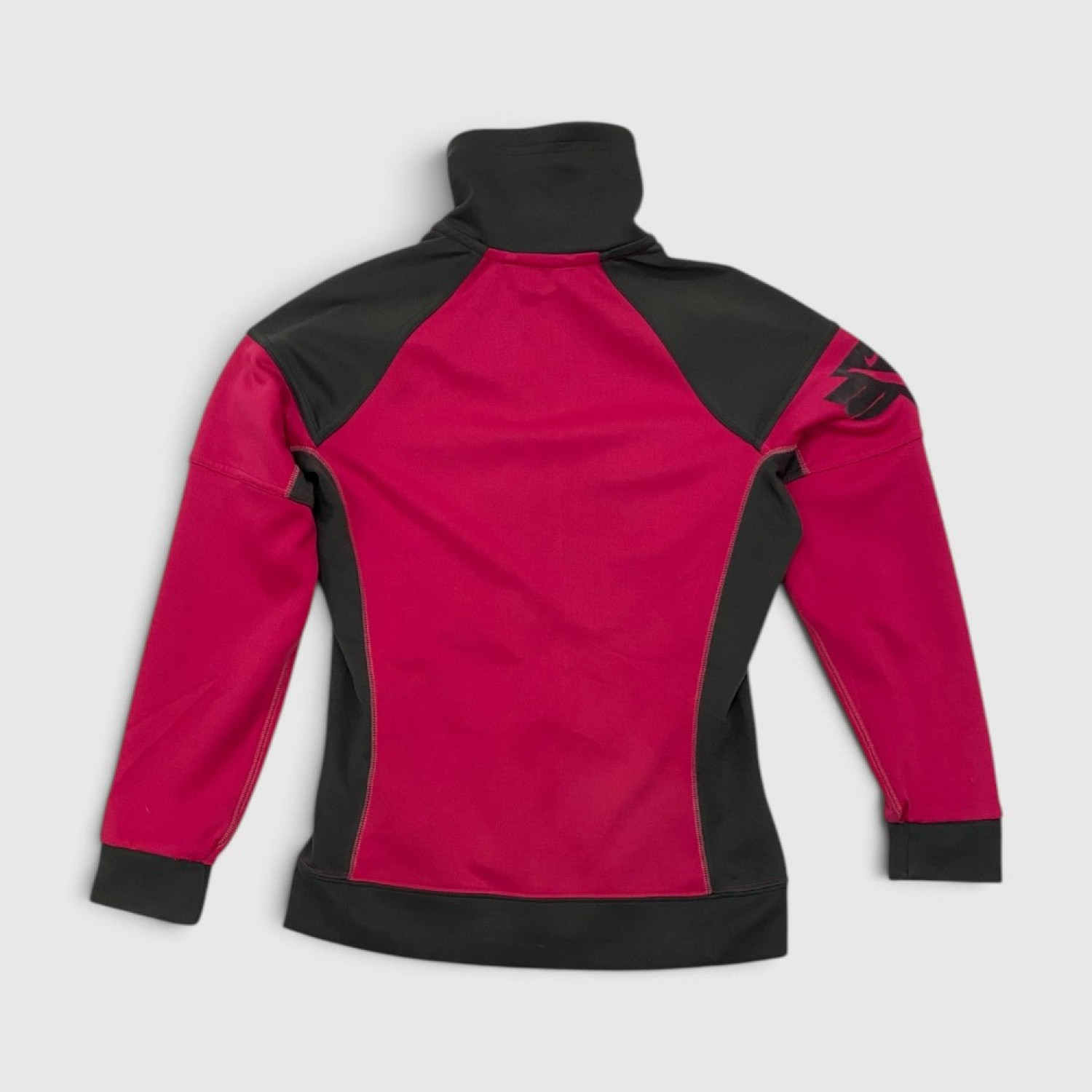 Nike Dri-FIT Graphic Arm Full-Zip Track Jacket Magenta & Black / Pre Owned
