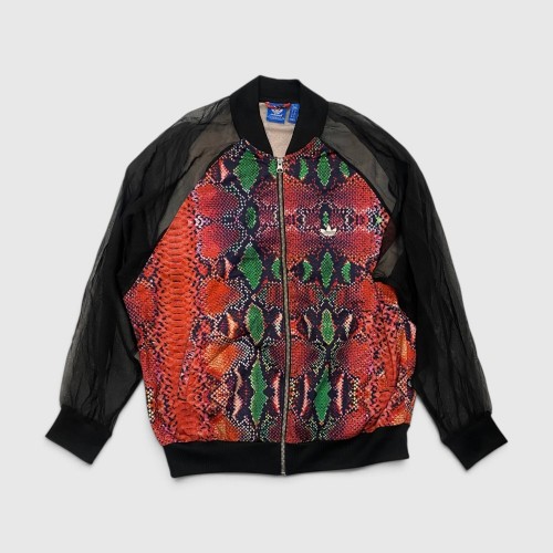 Adidas Originals x The Farm Company "Curso d'Agua" Snakeskin Track Jacket / Pre Owned