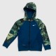 Nike Therma-FIT Graphic Sleeve Full-Zip Hoodie Blue & Green / Pre Owned