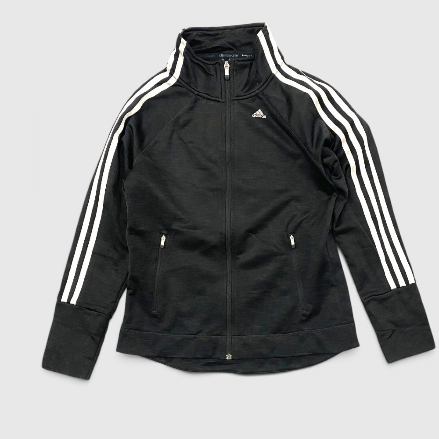 Adidas Climawarm 3-Stripes Track Jacket Black / Pre Owned