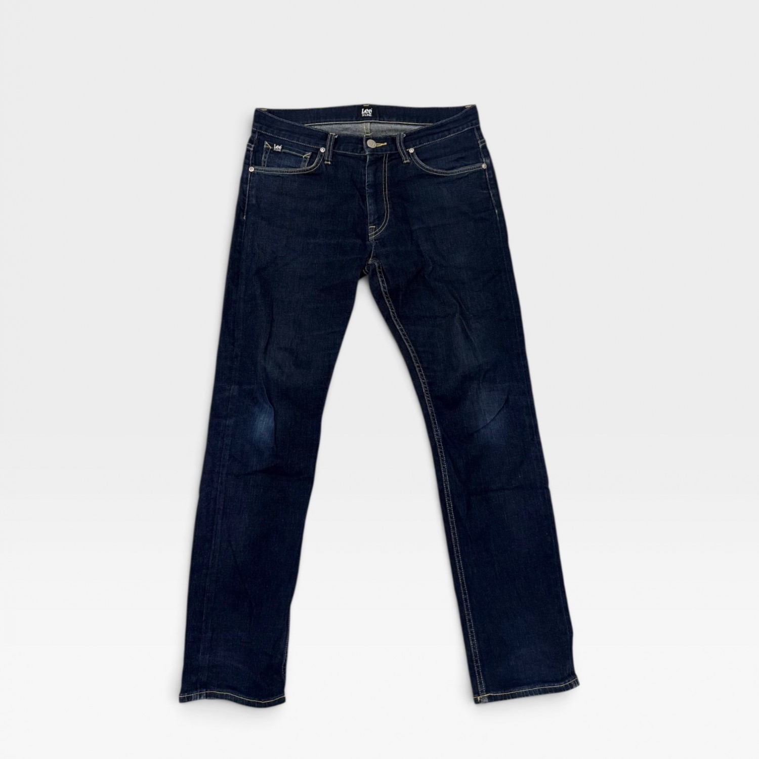 Lee X-Line Straight Jeans Σκούρο Μπλε