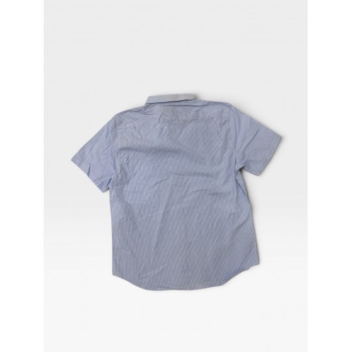 Polo Ralph Lauren Light Blue Fine Stripe Short Sleeve Shirt