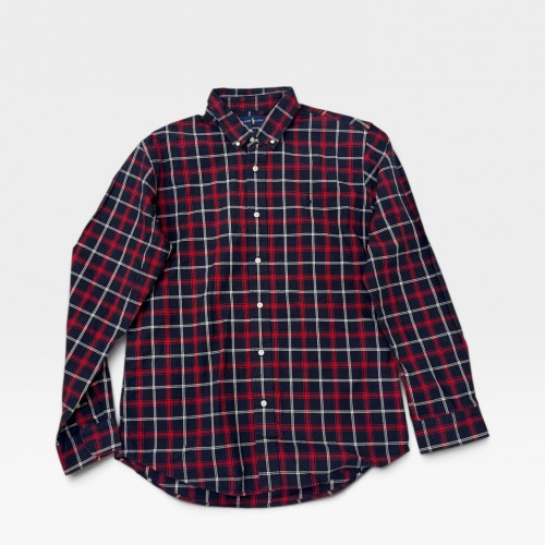 Polo Ralph Lauren Navy & Red Check Long Sleeve Shirt